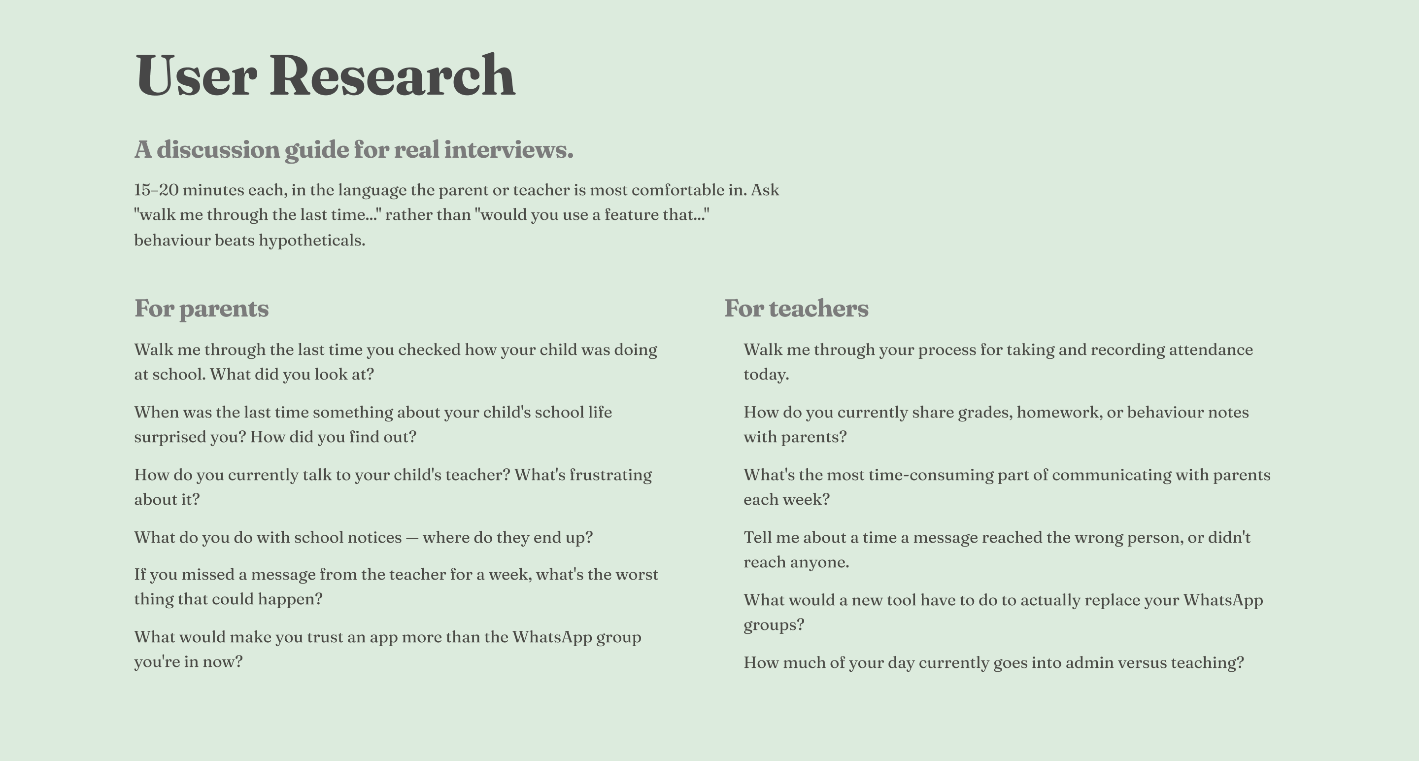 Nrtur discovery and research